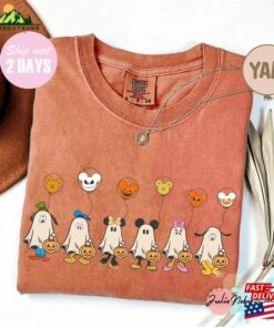 Mickey And Friends Ghost Halloween Shirt Disneyland Mickeys Not So Scary T-Shirt Unisex