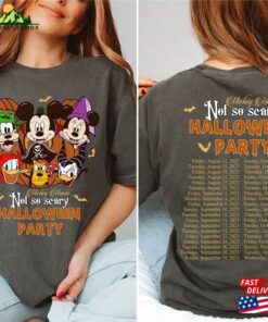 Mickey And Friends Halloween Party 2023 Shirt’s Not So Scary Walt Disney World Two Sided Gift Ideas Classic Unisex Mickey And Friends Halloween Party 2023 Shirt’s Not So Scary Walt Disney World Two Sided Gift Ideas Classic Unisex