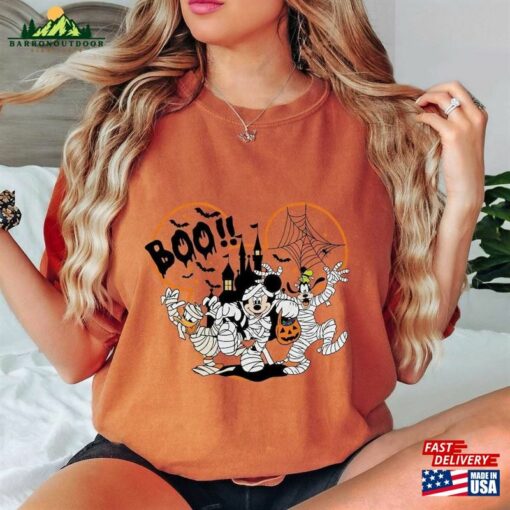 Mickey And Friends Halloween Shirt Disney Boo Magic Kingdom Comfort Colors® Not Hoodie Sweatshirt