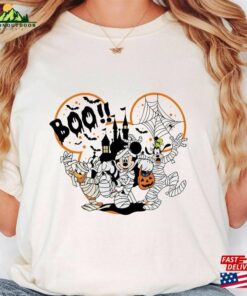 Mickey And Friends Halloween Shirt Disney Boo Magic Kingdom Comfort Colors® Not Hoodie Sweatshirt