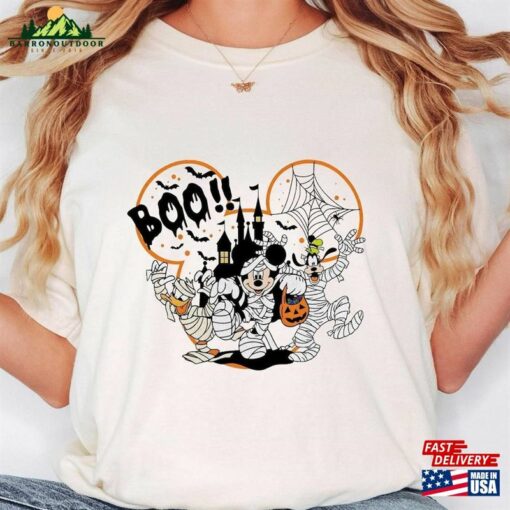 Mickey And Friends Halloween Shirt Disney Boo Magic Kingdom Comfort Colors® Not Hoodie Sweatshirt