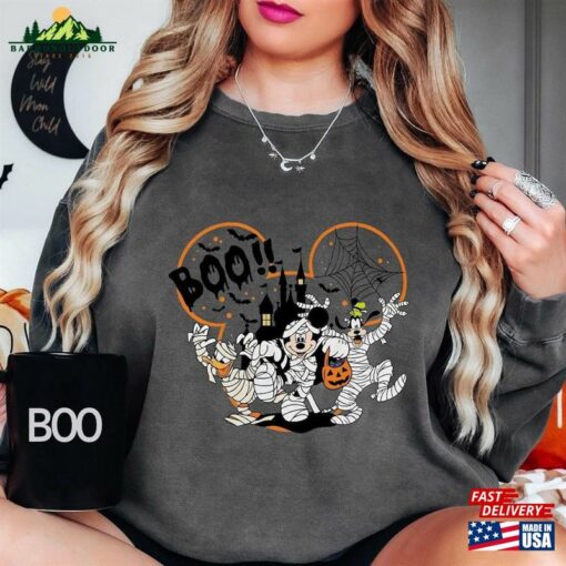 Mickey And Friends Halloween Shirt Disney Boo Magic Kingdom Comfort Colors® Not Hoodie Sweatshirt