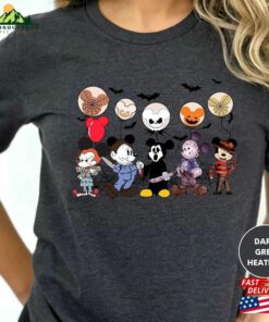 Mickey And Friends Halloween Shirt Disney T-Shirt Magic Kingdom Tee Sweatshirt Hoodie