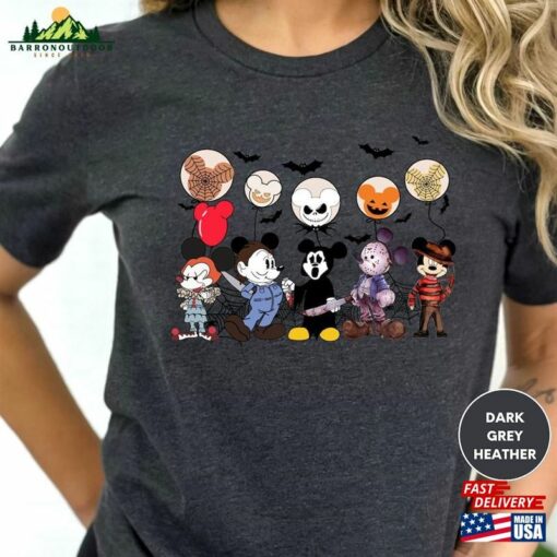 Mickey And Friends Halloween Shirt Disney T-Shirt Magic Kingdom Tee Sweatshirt Hoodie