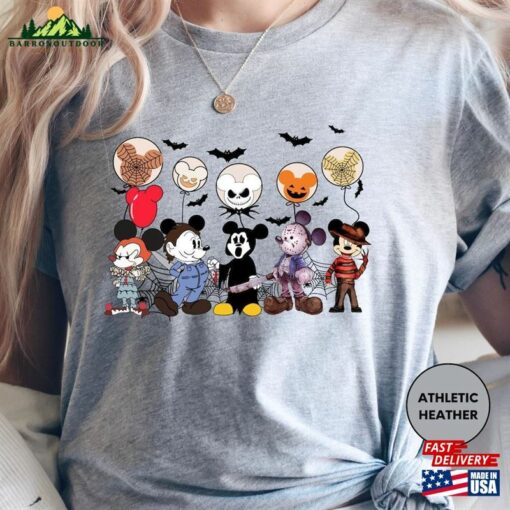 Mickey And Friends Halloween Shirt Disney T-Shirt Magic Kingdom Tee Sweatshirt Hoodie