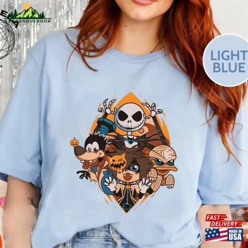 Mickey And Friends Halloween Shirt Jack Skellington Disney Family Matching Classic Sweatshirt