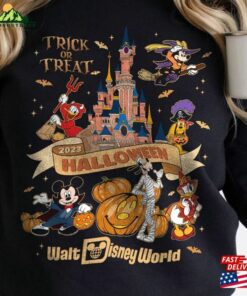 Mickey And Friends Horror Halloween Shirt’s Not So Scary 2023 Costumes Magic Kingdom Spooky Season Unisex Classic