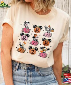 Mickey And Friends Pumpkins Head Shirt Spooky Season Halloween Disney Hoodie Sweatshirt