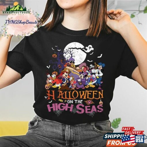 Mickey And Friends Shirt Disney Halloween On The High Seas Classic Unisex