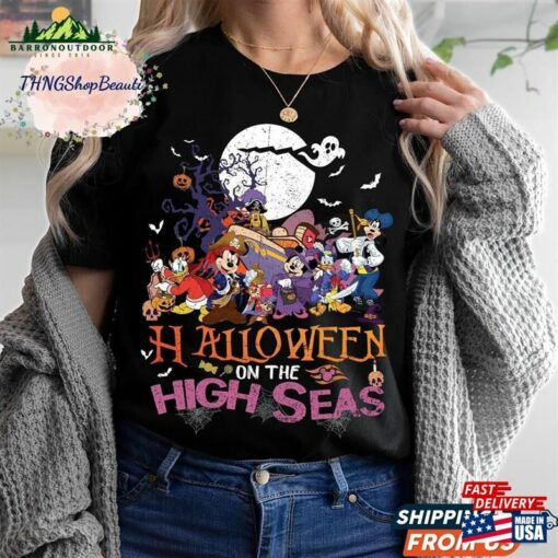 Mickey And Friends Shirt Disney Halloween On The High Seas Classic Unisex