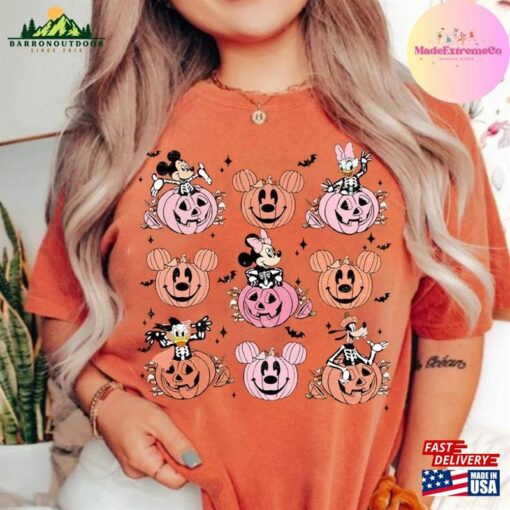 Mickey And Friends Skeleton Disney Halloween Pumpkin Shirt’s Not So Scary Party 2023 T-Shirt Sweatshirt