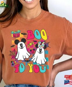 Mickey And Minnie Checkerboard Boo To You Shirt Disney Halloween T-Shirt Sweatshirt Classic 2 Mickey And Minnie Checkerboard Boo To You Shirt Disney Halloween T Shirt Sweatshirt Classic 3