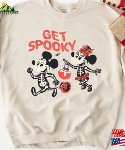 Mickey And Minnie Halloween Skeleton Costumes Get Spooky Shirt Disney T-Shirts Holiday Tees Unisex T-Shirt Mickey And Minnie Halloween Skeleton Costumes Get Spooky Shirt Disney T-Shirts Holiday Tees Unisex T-Shirt