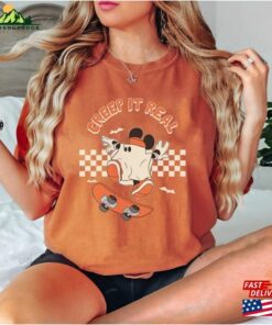 Mickey Creep It Real Comfort Colors Shirt Halloween Retro Spooky Season Sweatshirt T-Shirt Mickey Creep It Real Comfort Colors Shirt Halloween Retro Spooky Season Sweatshirt T-Shirt