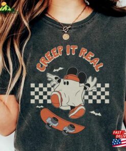 Mickey Creep It Real Comfort Colors Shirt Halloween Retro Spooky Season Sweatshirt T-Shirt
