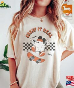 Mickey Creep It Real Comfort Colors Shirt Halloween Retro Spooky Season Sweatshirt T-Shirt 2 Mickey Creep It Real Comfort Colors Shirt Halloween Retro Spooky Season Sweatshirt T Shirt 3