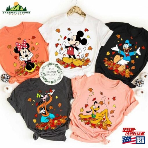 Mickey Friends Fall Shirt It Sweatshirt Classic