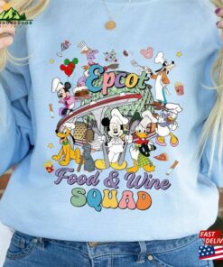 Mickey Friends Figment Remy Epcot Food And Wine Squad Shirt Taste Your Way Around The World Hoodie T-Shirt