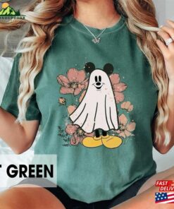 Mickey Ghost Floral Halloween Comfort Colors® Shirt Trick Or Treat Party Classic Hoodie 2 Mickey Ghost Floral Halloween Comfort Colors(r) Shirt Trick Or Treat Party Classic Hoodie 3