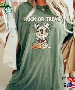 Mickey Ghost Halloween Comfort Color Shirt Mummy Spooky Season T-Shirt Classic
