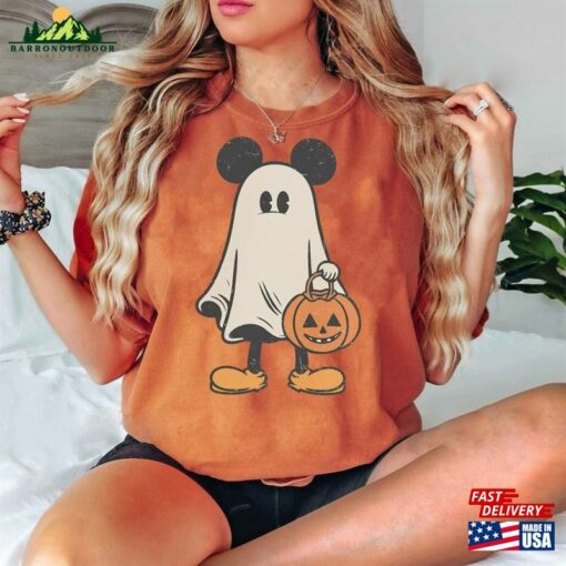 Mickey Ghost Halloween Shirt Pumpkin T-Shirt Unisex