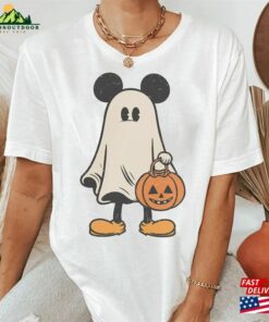 Mickey Ghost Halloween Shirt Pumpkin T-Shirt Unisex