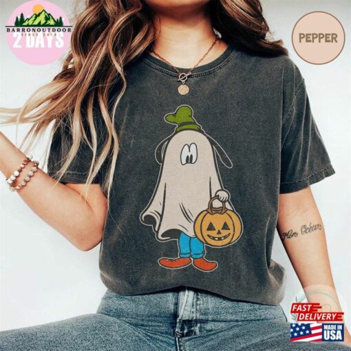 Mickey Ghost Halloween Shirt Retro Disney Character Comfort Colors Hoodie Classic