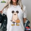 Mickey Ghost Halloween Shirt Retro Spooky Season Sweatshirt Hoodie