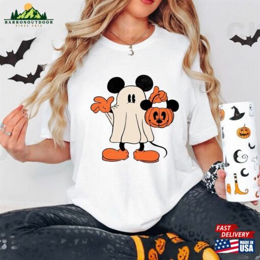 Mickey Ghost Halloween Shirt Retro Sweatshirt Unisex