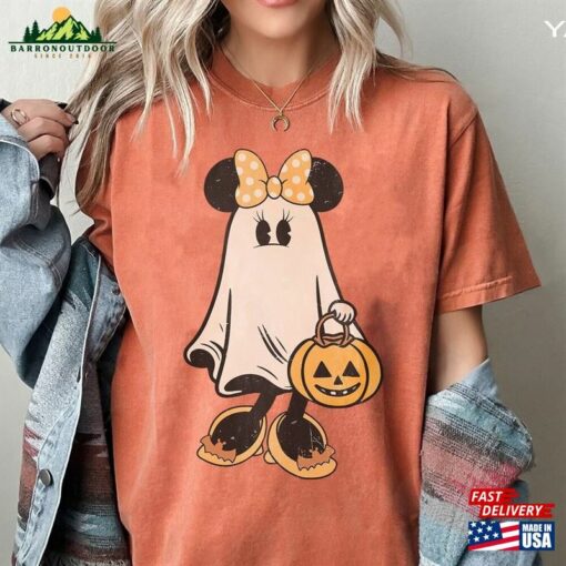 Mickey Ghost Shirt Minnie Retro Spooky Season T-Shirt Hoodie