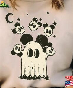 Mickey Ghost Shirt Skull Halloween Sweatshirt T-Shirt