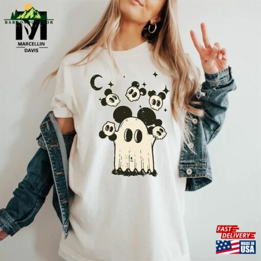 Mickey Ghost Shirt Skull Halloween Sweatshirt T-Shirt