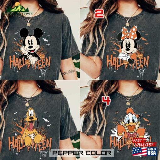 Mickey Halloween Shirt Disneyland 2023 And Friends T-Shirt Sweatshirt