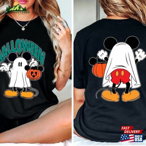 Mickey Halloween Shirt Ghost Disney T-Shirt Hoodie