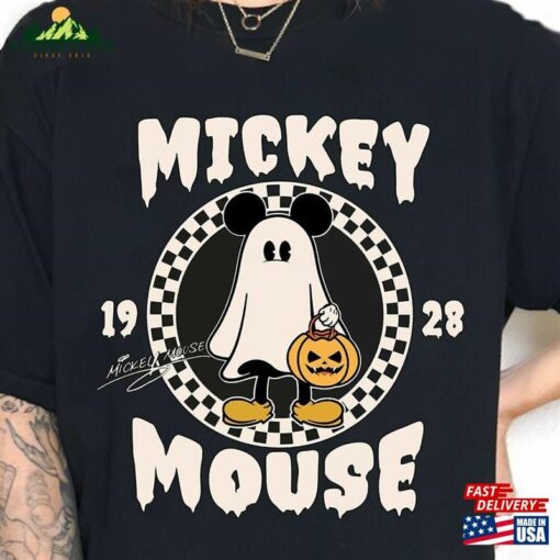 Mickey Halloween Shirt Ghost Mouse Unisex Classic