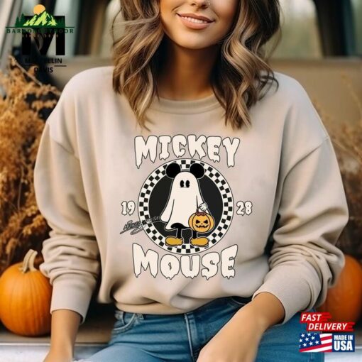 Mickey Halloween Shirt Ghost Mouse Unisex Classic