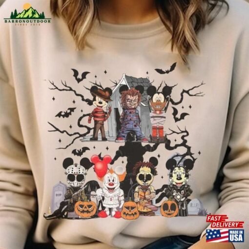 Mickey Horror Halloween Shirt Disney Nights T-Shirt Sweatshirt