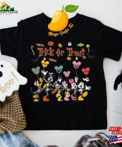 Mickey Minnie And Friends Halloween Shirts Disney 2023 T-Shirt Disneyland Trick Or Treat Shirt Unisex Mickey Minnie And Friends Halloween Shirts Disney 2023 T-Shirt Disneyland Trick Or Treat Shirt Unisex
