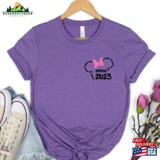 Mickey Minnie Family Vacation 2023 2024 Matching T-Shirts I Disney Trip Shirts Tees For Men Women Hoodie Unisex