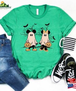Mickey Minnie Ghost Halloween Comfort Color Shirt Vintage Spooky Season Not So Scary Classic T-Shirt Mickey Minnie Ghost Halloween Comfort Color Shirt Vintage Spooky Season Not So Scary Classic T-Shirt