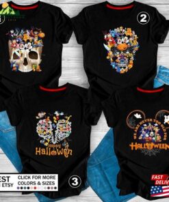 Mickey Minnie Halloween Shirts Donald Daisy Pluto Goofy Classic Sweatshirt