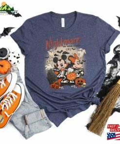 Mickey Minnie Halloween Shirts Nightmare On Main Street Vintage Disney Shirt Sweatshirt Hoodie 3