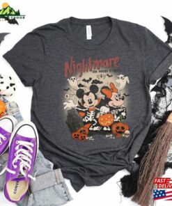 Mickey Minnie Halloween Shirts Nightmare On Main Street Vintage Disney Shirt Sweatshirt Hoodie 4