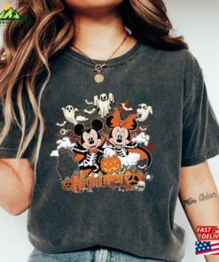 Mickey Minnie Halloween Shirts Vintage Disney Sweatshirt Nightmare On Main Street Unisex Hoodie