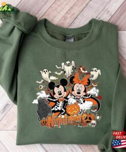Mickey Minnie Halloween Shirts Vintage Disney Sweatshirt Nightmare On Main Street Unisex Hoodie 3