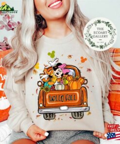 Mickey Minnie Hello Fall Shirt Disney Vibes Pumpkin Spice Season T-Shirt Hoodie 2 Mickey Minnie Hello Fall Shirt Disney Vibes Pumpkin Spice Season T Shirt Hoodie 3