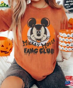 Mickey Mouse Fang Club Vampire Shirts Vintage Disney Halloween Shirt Sweatshirt Unisex