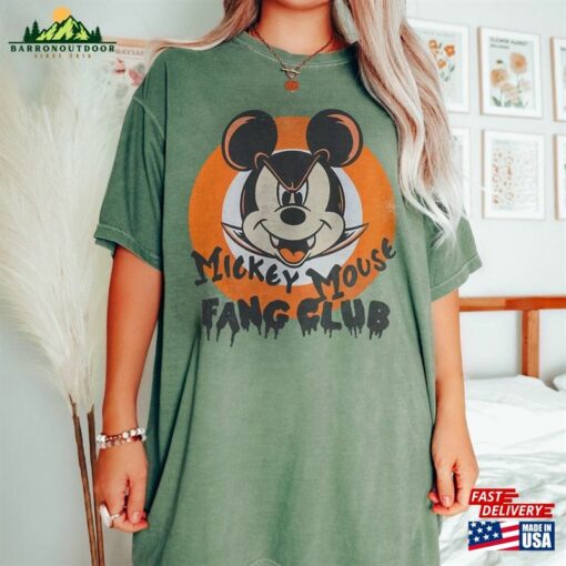 Mickey Mouse Fang Club Vampire Shirts Vintage Disney Halloween Shirt Sweatshirt Unisex