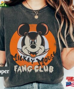 Mickey Mouse Fang Club Vampire Vintage Comfort Colors Costume Dracula Sweatshirt T-Shirt Hoodie