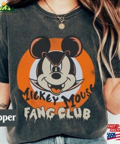 Mickey Mouse Fang Club Vampire Vintage Shirt Costume Dracula Sweatshirt Unisex Classic